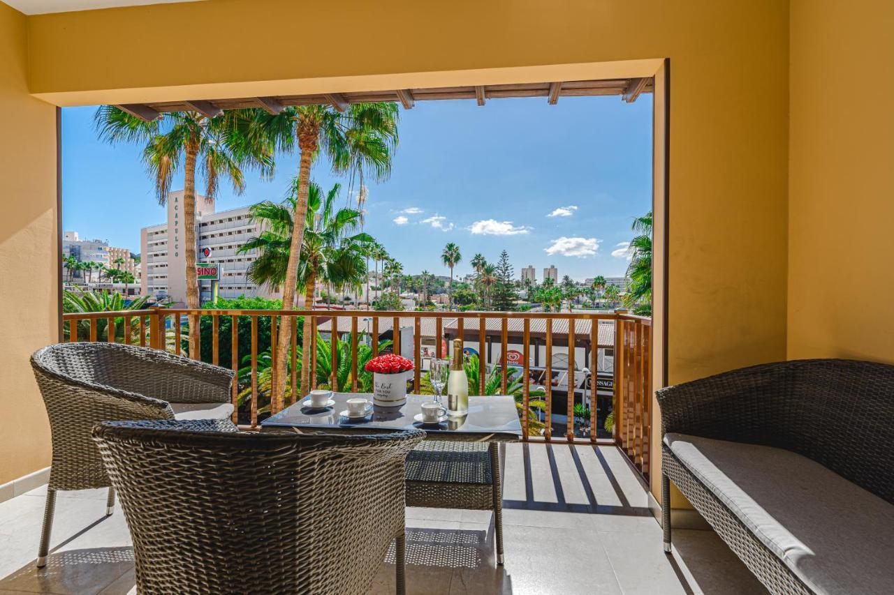 Amazing 3 Bedroom Apartment On The First Line Of The Best Las Americas Beach, Air Conditioner And Terrace Ocean View Playa de las Americas  Eksteriør bilde