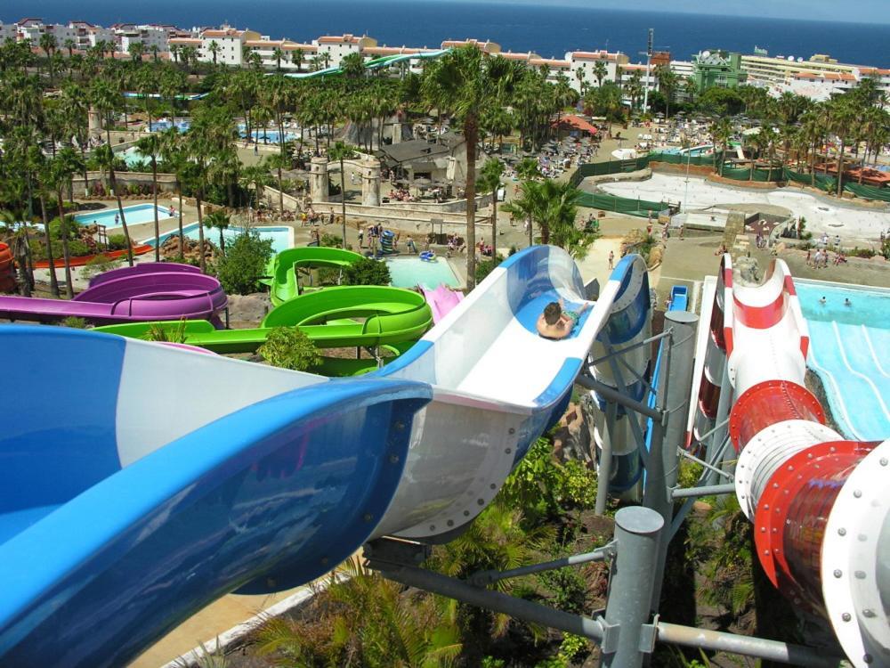 Amazing 3 Bedroom Apartment On The First Line Of The Best Las Americas Beach, Air Conditioner And Terrace Ocean View Playa de las Americas  Eksteriør bilde